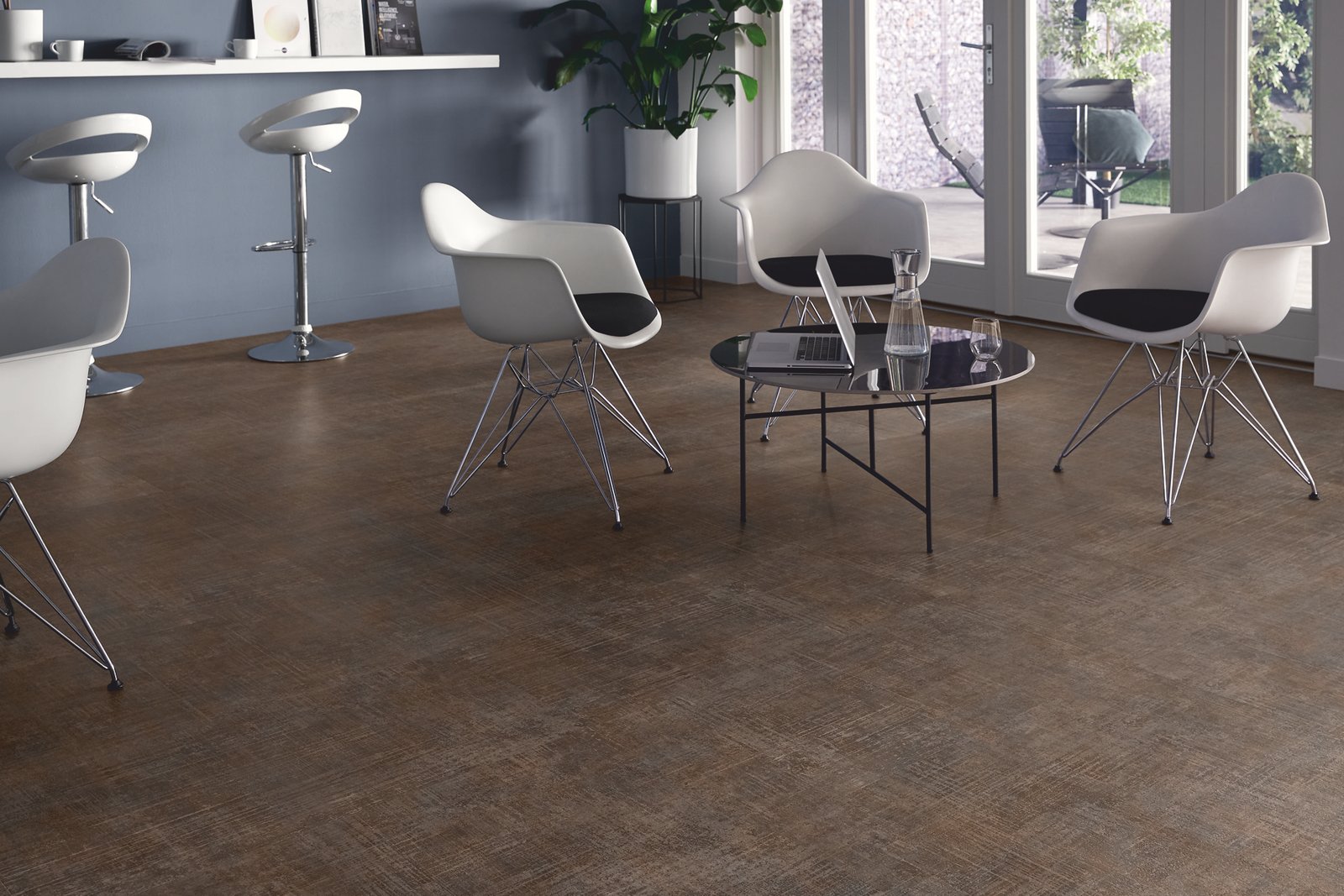 Mflor 53125 Abstract Coffee Brown 25-05 - Afbeelding 4