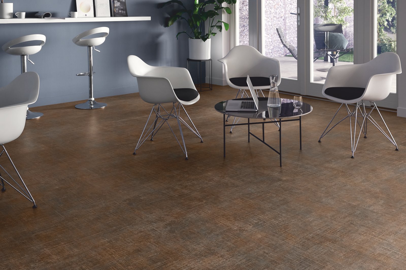 Mflor 53126 Abstract Downton Brown 25-05 - Afbeelding 4